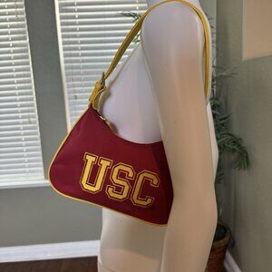 USC Trojans Purse Shoulder Handbag Sandol Red Gold Licensed NCAA Zipper Pocket